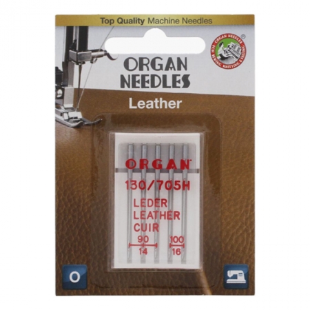 Organ Leather Needles 130/705H 90-100