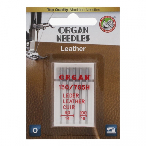 Organ Leather Needles 130/705H 90-100